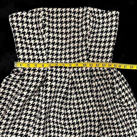 EUC Delia*s Houndstooth Strapless Dress - 9/10 - Picture 11 of 14